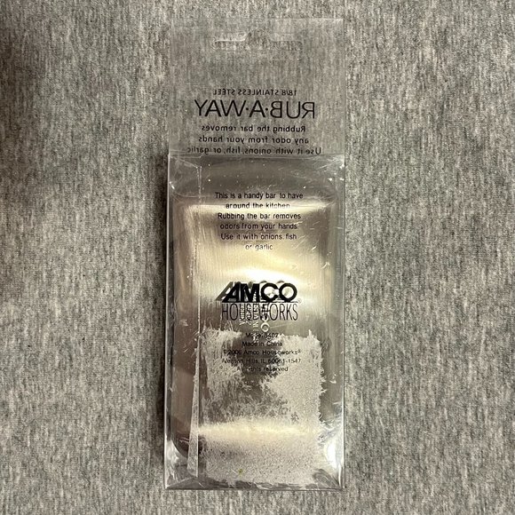 Rub-A-Way Stainless Steel Bar - Picture 2 of 2